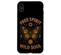 Free Spirit Wild Soul Butterfly Stars Moon Celestial Case for iPhone XS Max