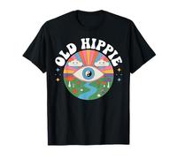 Free Spirits and Flower Souls Old Hippie Retro T-Shirt