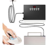 Free-stan-ding ultrasonic dishwasher, house sink dish washing machine cleaner, multifunctional fruit vegetables sink dishwasher touch control, installation-free, for dishes, fruit, seafood