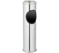 Free Standing Ashtray Stand Stainless Steel Outdoor Dust Rubbish Cigarette Bin