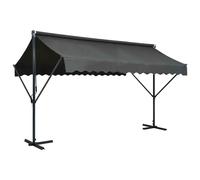 vidaXL Free Standing Awning 400x300 cm Anthracite