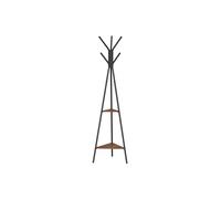 Free-Standing Coat Rack, Hazelnut Brown + Black