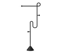 Free Standing Coat Tree, Coat Rack Freestanding,with Dense Mesh Storage Shelf,Entryway Hall Tree,Load Bearing 88 IBS for Bedroom Hallway Entryway Office Living Room(Black)