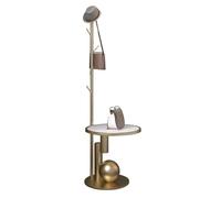 Free Standing Coat Tree, Coat Rack,Heavy Duty Entryway Hall Tree,Freestanding Vertical Hanger,Load Bearing 55 IBS for Bedroom Hallway Entryway Office Living Room(Gold,45cm)