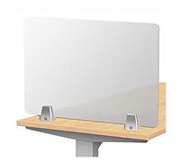 Free Standing Desk Privacy Panel, Frosted Acrylic Desk Divider - Portable Desktop Student Test Divider for Office and Home - Privacy Shield(40x40cm/15.7x15.7inch)