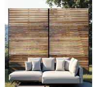 Free-Standing Garden Privacy Screen with Stand - 183x120cm Large Metal Outdoor Divider | Rust-Resistant Trellis & Bin Concealment Fence for Patio, Balcony, Pool & Garden DIY Installation - 1 Piece