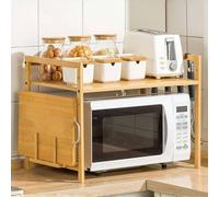 Free Standing Kitchen Organizer Storage Shelf Spice Jars Rack