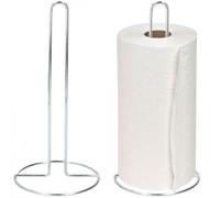 Free Standing Kitchen Roll Holder, Paper Towel Holder Stand Stainless Steel Countertop for Kitchen and Bathroom Organization and Storage, 28 x 13 x 13 cm