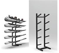Free-Standing Metal Skateboard & Snowboard Storage Rack - Ideal for Home Gym Organization, Sports Mat Display, Durable & Space-Saving Solution for Active Lifestyles