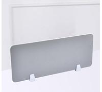 Free Standing Office Partition Screen Protective Sneeze Guard for Desks & Countertops Clear Acrylic Dividers for Workplace Safety and Privacy