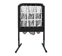 Free Standing Pitching Net for Baseball Softball, Pitching Target, Adjustable Height and Angle Home TrainingPitching Aids, 9 Hole Training Net for Hitting Pitching Practice, For Youth Adults