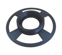 Free Standing Propane Gas Bottle Holder, 160mm Diameter, Stable Base, 3 Colours: Red, Black, Yellow (Black)