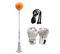 Free Standing Reaction Ball with Boxing Gloves - Fun Boxing Training Toy for Kids & Adults, Improve Reflexes, Hand-Eye Coordination, Fitness, Stress Relief, Durable & Safe