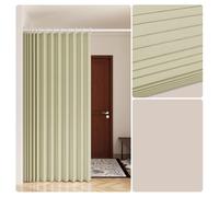 Free Standing Room Divider No Drill Privacy Screen with Adjustable Rods Ideal for Fitting Rooms Beauty Salons Bedrooms (Green W120140CM/H240CM)