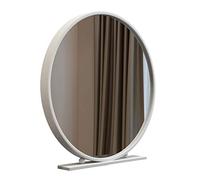 Free Standing Round Dressing Table Mirror - Makeup & Shaving Mirror with Base Perfect for Bedrooms Available in 40/50/60CM Sizes - Stylish & Functional Vanity Essential