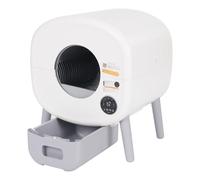 Free Standing Self Cleaning Cat Litter Box Odor-free 76L Smart Kitten Litter Box for Multiple Cats Smart Self Cleaning Litter Tray