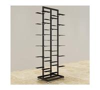 Free Standing Shoe Rack - Versatile Clothing Store Display, Commercial Shelves for Sneakers, Basketball Shoes & Accessories Organizer, Black Hanger for Retail Boutiques