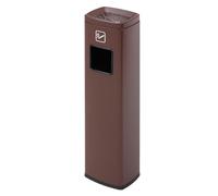 Free Standing Stainless Steel Outdoor Ashtray with Large Capacity, Removable Rubbish Bin, Easy to Clean for Cigarette Butt Disposal, Top Open Design