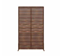 Free Standing Wood Privacy Panels Outdoor Privacy Screen Fence Garden Pergola for Patio, Garden, Balcony Or Backyard(Color-2,90x150cm)