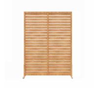 Free Standing Wood Privacy Panels Outdoor Privacy Screen Fence Garden Pergola for Patio, Garden, Balcony Or Backyard(Color-3,90x120cm)