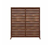 Free Standing Wood Privacy Panels Outdoor Privacy Screen Fence Garden Pergola for Patio, Garden, Balcony Or Backyard(Color-2,90x90cm)