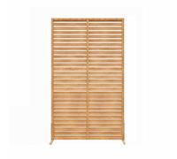 Free Standing Wood Privacy Panels Outdoor Privacy Screen Fence Garden Pergola for Patio, Garden, Balcony Or Backyard(Color-3,90x150cm)