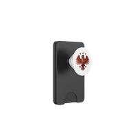 free syria red traditional syrian keffiyeh eagle PopSockets PopWallet for MagSafe