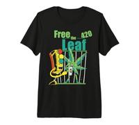 Free the Leaf Funny Weed 420 Marijuana THC Premium T-Shirt