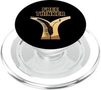 Free Thinker Nonconformity Independent Mindset Forked Path PopSockets PopGrip for MagSafe