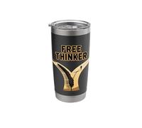 Free Thinker Nonconformity Independent Mindset Forked Path Stainless Steel Insulated Tumbler