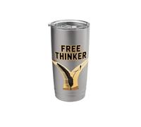 Free Thinker Nonconformity Independent Mindset Forked Path Stainless Steel Insulated Tumbler