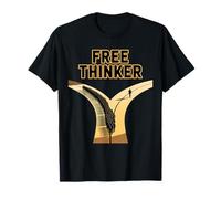 Free Thinker Nonconformity Independent Mindset Forked Path T-Shirt