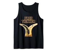 Free Thinker Nonconformity Independent Mindset Forked Path Tank Top