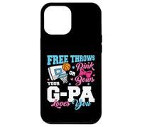 Free Throws or Pink Bows G-Pa Loves You Gender Reveal Case for iPhone 12 Pro Max