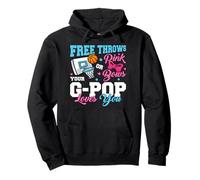 Free Throws or Pink Bows G-Pop Loves You Gender Reveal Pullover Hoodie