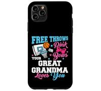Free Throws or Pink Bows Great Grandma Loves You Gender Case for iPhone 11 Pro Max