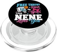 Free Throws or Pink Bows Nene Loves You Gender Reveal PopSockets PopGrip for MagSafe