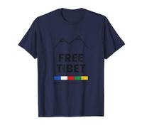 Free Tibet Prayer Flags Human Rights Freedom Gift T-Shirt