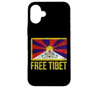 Free Tibet Tibetan Flag Emblem Restore The Dalai Lama Case for iPhone 16 Plus