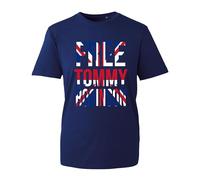 Free Tommy Robinson Surrender Shirt,Free Speech UK Justice Protest' Men's T-Shirt Unisex Kids Adult(Navy, L)