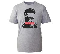 Free Tommy Support T-Shirt - Free Speech UK Tommy Robinson Tops - Unisex Solidarity Tee -Protest Awareness Shirt (HeatherGrey, L Years)