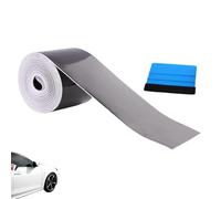 Free Tool Kit High Gloss Vinyl Wrap Kit, 5cm x 9M Roll, Car Wrap Vinyl for Chrome Delete, Door Trim, Window Sill, Repositionable Car Wrap Film with Air Release Channels, High Gloss Finish