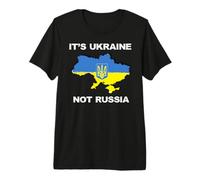 Free Ukraine Stop The War Peace in Europe Support Ukrainians Premium T-Shirt
