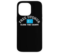 Free Uyghur Flag Turkic Uyghurs Close The Camps Xinjiang Case for iPhone 14 Pro Max