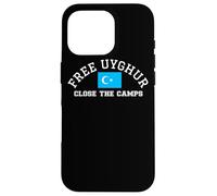 Free Uyghur Flag Turkic Uyghurs Close The Camps Xinjiang Case for iPhone 16 Pro