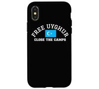 Free Uyghur Flag Turkic Uyghurs Close The Camps Xinjiang Case for iPhone X/XS