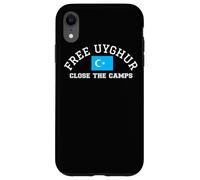 Free Uyghur Flag Turkic Uyghurs Close The Camps Xinjiang Case for iPhone XR