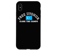 Free Uyghur Flag Turkic Uyghurs Close The Camps Xinjiang Case for iPhone XS Max