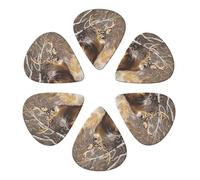 Free Whitetail Deer Printed Guitar Picks -6 Pcs Guitar Picks Plectrum,Guitar Accessories,Electric Guitar Pick, Bass & Ukulele 0.71mm