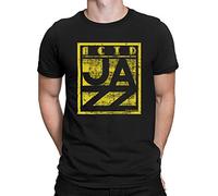 Free Will Shirts Acid Jazz - Mens Jazz Music Organic Cotton T-Shirt Black
